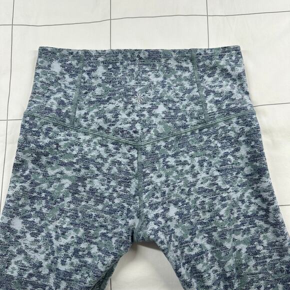 Athleta Leggings Womens Small Petite Blue Elation Textured 7/8 Meadow Snowfall - Picture 7 of 11